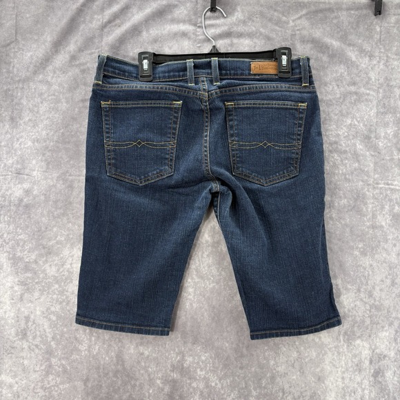 Lucky‎ Brand Shorts Womens 12 31 Bermuda Blue Made In Usa - Picture 2 of 6